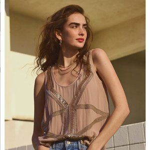 Express Embellished Sequin Tank